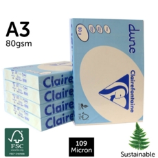 Dune Bio A3 Copier Paper 80gsm Ivory 500 Sheets FSC®