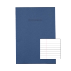 A4+ Exercise Books 8mm F/M 80Pg Dark Blue