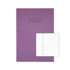 A4+ Exercise Books 8mm F/M 80Pg Purple