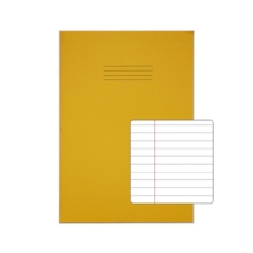 A4+ Exercise Books 8mm F/M 80Pg Yellow