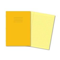 A4 SEN Exercise Books 8mm FM Yellow Pages, Yellow Cover