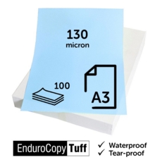 EnduroCopy Tuff A3 - 130 micron Paper, Matt Blue