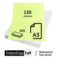 EnduroCopy Tuff A3 - 130 micron Paper, Matt Yellow