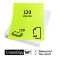 EnduroCopy Tuff A4 - 130 mic Paper, Matt Flourescent Yellow