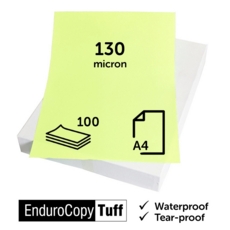 EnduroCopy Tuff A4 - 130 micron Paper, Matt Yellow