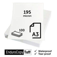 EnduroCopy Tuff A3 - 195 micron Paper, Matt White
