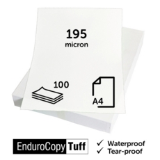 EnduroCopy Tuff A4 - 195 micron Paper, Matt White