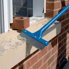 Floor Scraper. 200mm Wide. 1370mm long handle