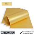 Certificate Metallico A4 Gold