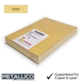 Metallico Copy Xtra 240gsm A4 Gold