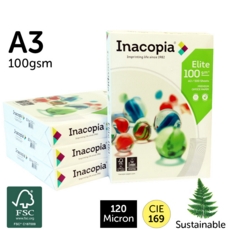 Inacopia Elite A3 Copier Paper 100gsm White 500 Sheets FSC®