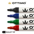 OTTIMO Drywipe Markers Bullet Tip Assorted Colours