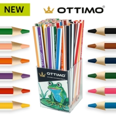 Ottimo Jumbo Colouring Pencils – Tub of 48 Assorted Colours