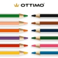 Ottimo Jumbo Colouring Pencils – Tub of 48 Assorted Colours