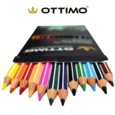 Ottimo Colouring Pencils – Wallet of 12 Assorted Colours