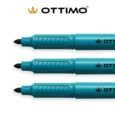 OTTIMO Slim Drywipe Pens Black (Pack of 100)