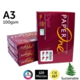 Paper One Digital A3 Paper 100gsm White 500 Sheets
