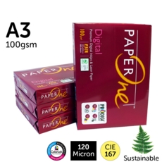 Paper One Digital A3 Paper 100gsm White 500 Sheets