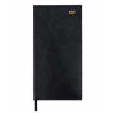 Pocket Week/View Diary Black 2027