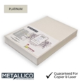 Certificate Metallico A4 Platinum