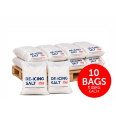 White De-Icing Salt – 10 x 25kg Bags (Pallet)