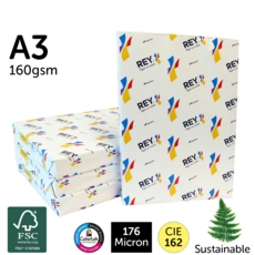 Rey Text & Graphics A3 160gsm White 250 Sheets FSC®