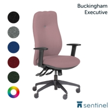 Buckingham Executive Chair C/W Adj Arms
