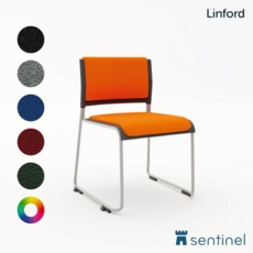 Linford Side Chair with fully upholstered seat and back