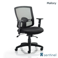 Mallory Task Operator Chair with black mesh back