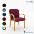 Roecliffe Visitor / Conference Arm Chair with Squared Back