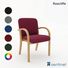 Roecliffe Visitor / Conference Arm Chair with Squared Back