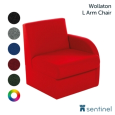 Wollaton Reception and Break -Out Chair with Left Arm