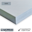 Metallico Copy Xtra 240gsm A4 Silver