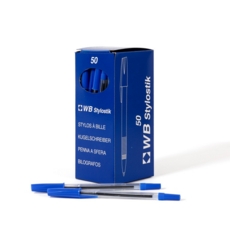 Economy Ballpoint Pen Blue Pk50 WX26039