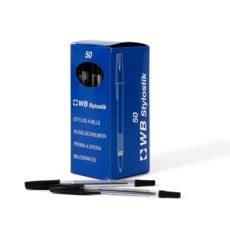 Economy Ballpoint Pen Black Pk50 WX26040