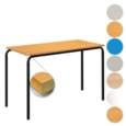 1200x600mm Crush Bent C lassroom Table MDF Edge 530mmH